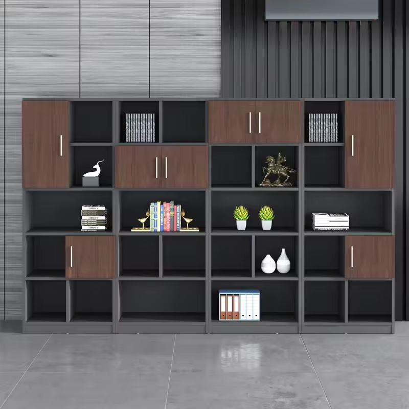 File Cabinet XY-WJG088 Burlywood&Black
